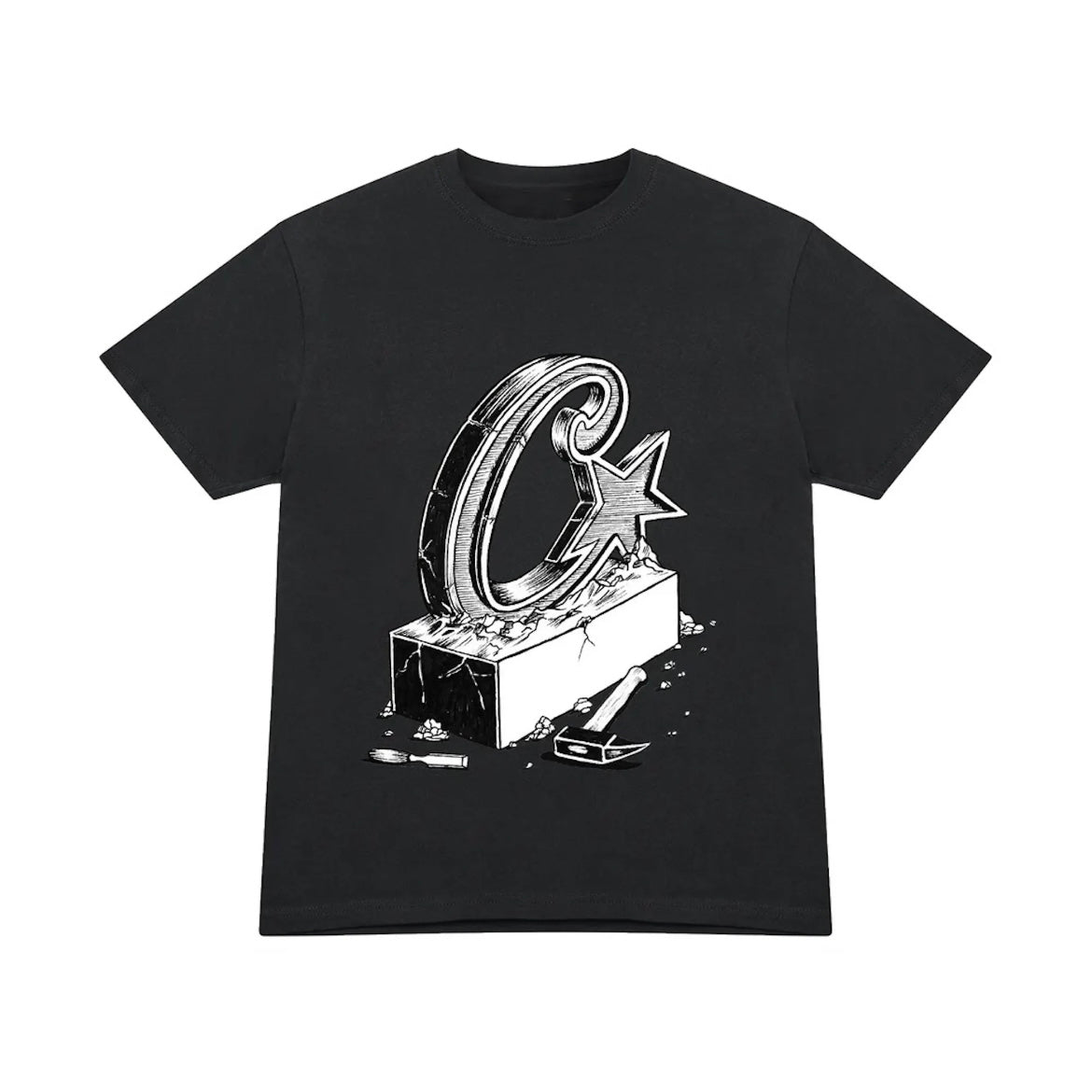 Corteiz Chisel Tee - Black