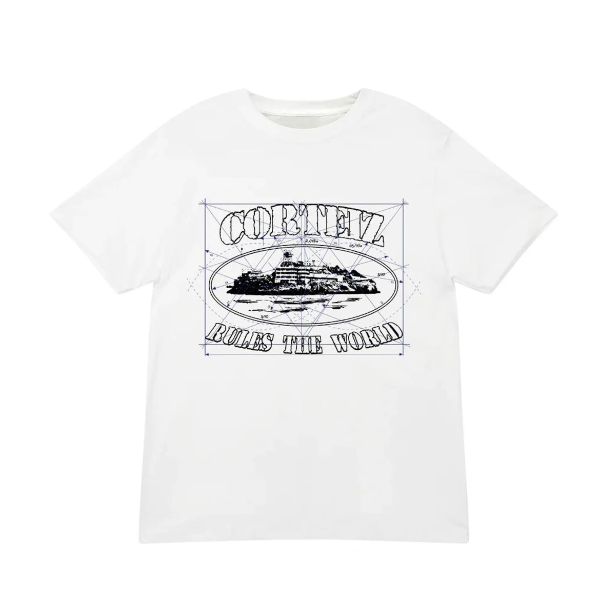 Corteiz Maths Tee - White