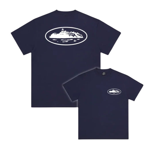 Corteiz Og Island Tee Navy