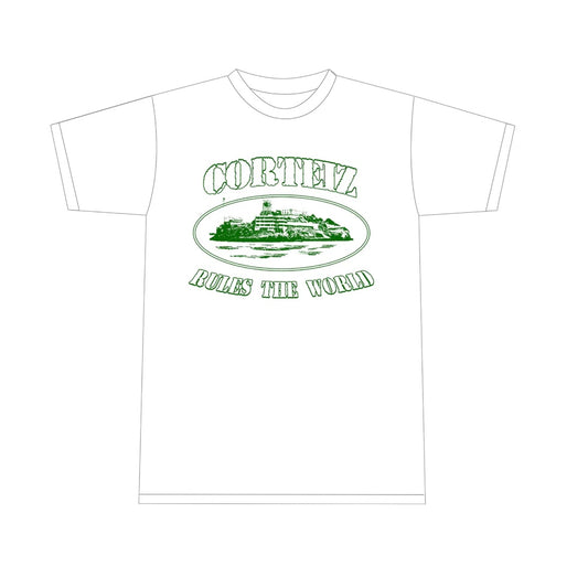 Corteiz Alcatraz Green Tee