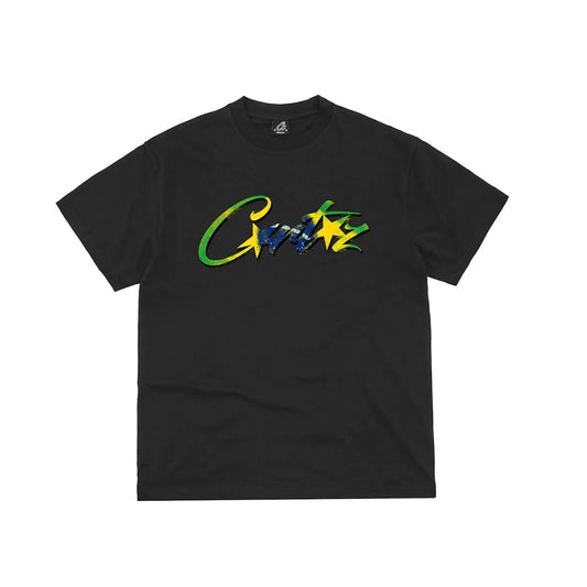 Corteiz Brazil Tee - Black