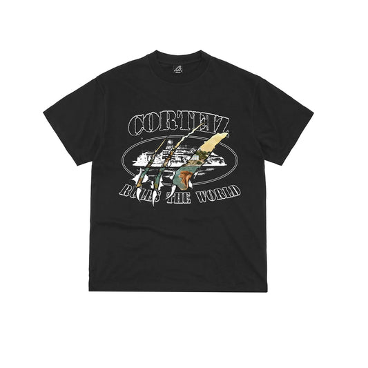 Corteiz Rip Tee - Black