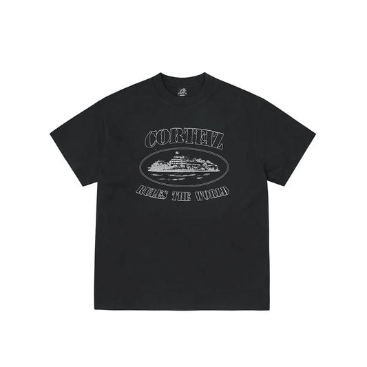 Corteiz OG Alcatraz Tee - Black