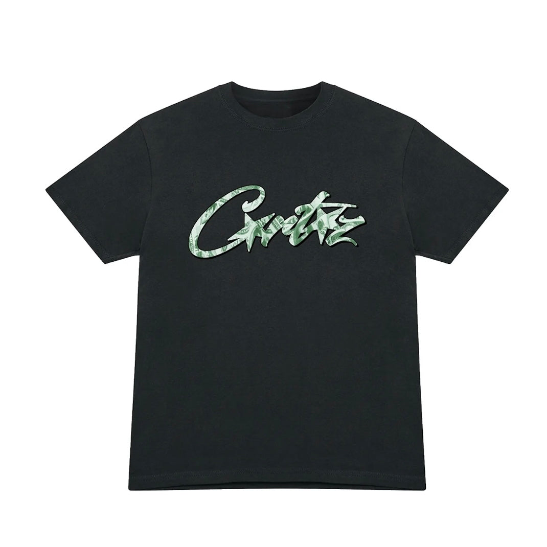 Corteiz Dollar Tee - Black