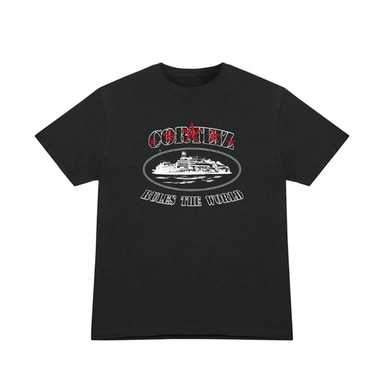 Corteiz 5 Starz Alcatraz Tee - Black