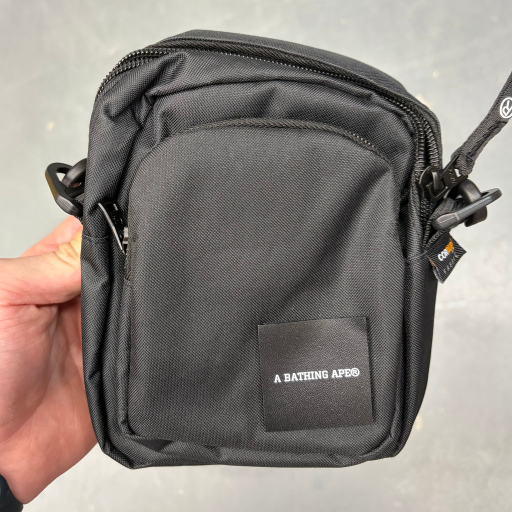 Bape Small Black Man Bag