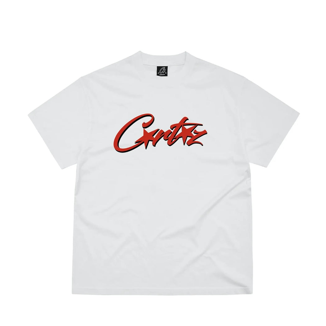 Corteiz OG Allstarz Tee - White Red