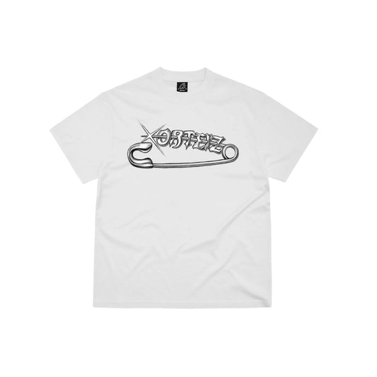 Corteiz Safety Pin Tee White