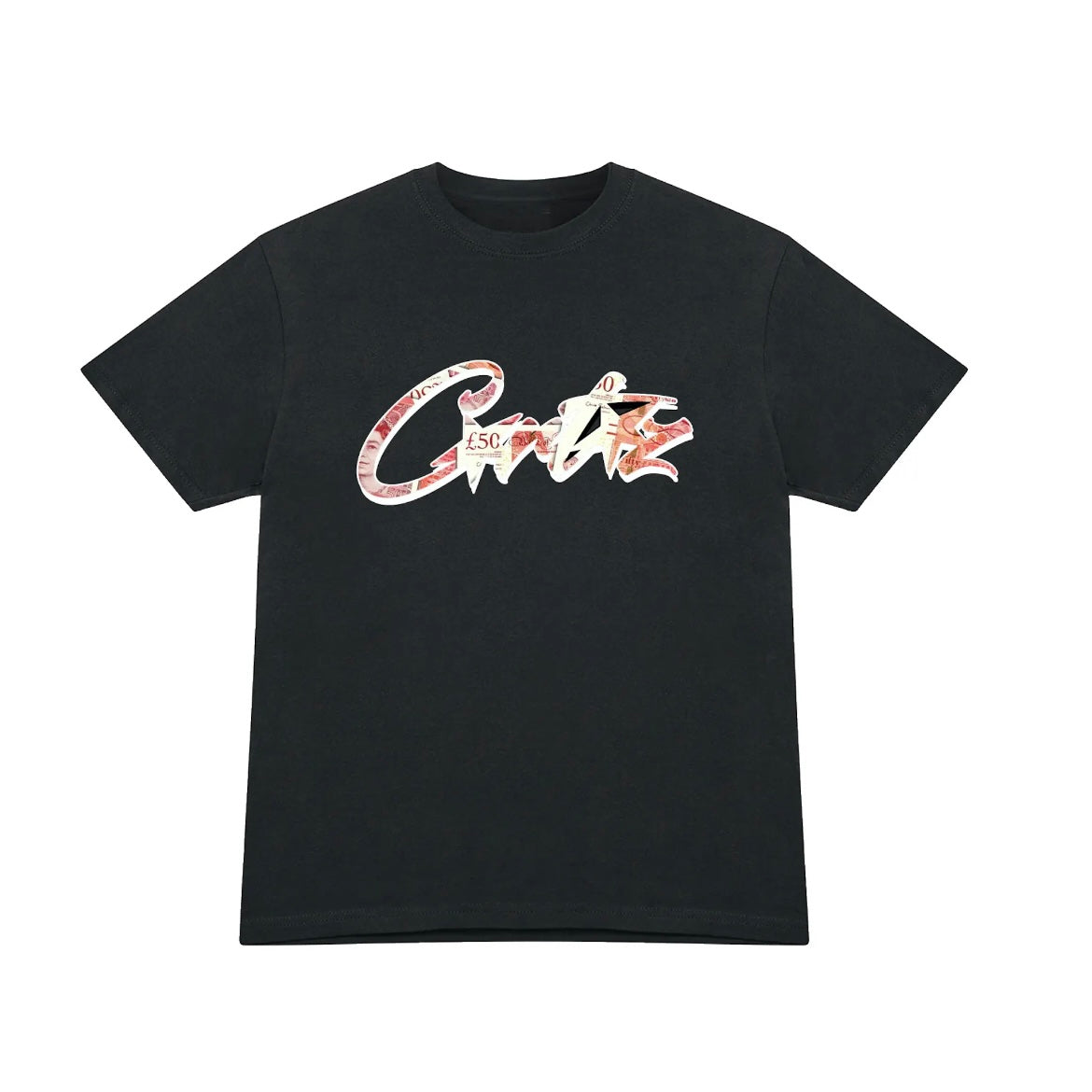 Corteiz Money On My Mind Tee - Black
