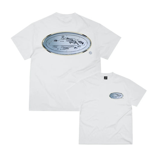 Corteiz Medallion Tee - White